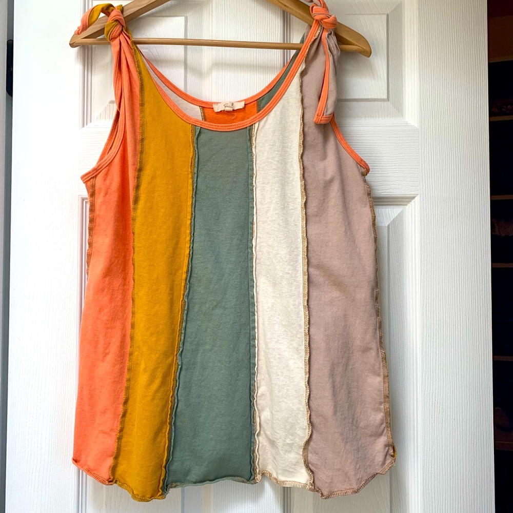 Anthropologie rainbow tank